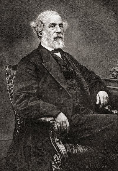 Robert Edward Lee, da The Century Magazine, pubblicato nel 1887 (incisione) da Unbekannt