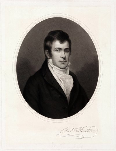 Robert Fulton, inventore americano, c. 1800 da Unbekannt