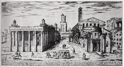Foro Romano XVI secolo da Unbekannter Künstler