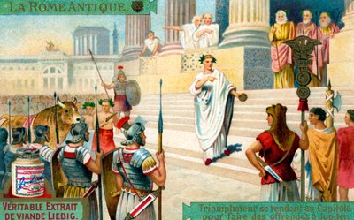 Trionfo romano - cerimonia civile/rito religioso da Unbekannter Künstler