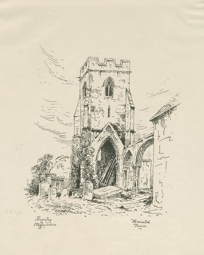 Chiesa di Rugeley da Unbekannt