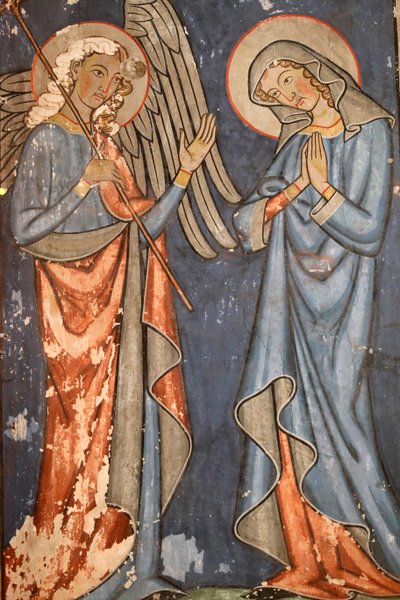 Chiesa protestante Saint-Pierre-le-Jeune, affresco, Strasburgo, Francia da Unbekannter Künstler