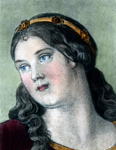 Santa Elisabetta da adolescente da Unbekannter Künstler