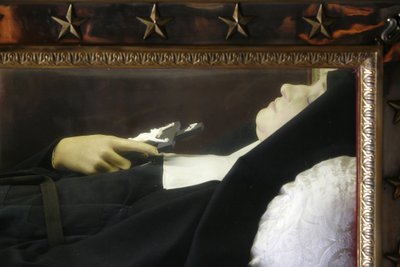 Figura giacente di Santa Giovanna di Chantal nella basilica della Visitazione, Annecy, Francia da Unbekannt
