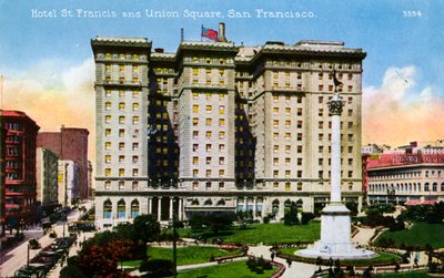 San Francisco: Hotel St. Francis e Union Square da Unbekannter Künstler