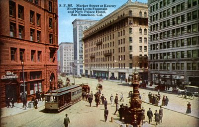 San Francisco: Market Street da Unbekannter Künstler