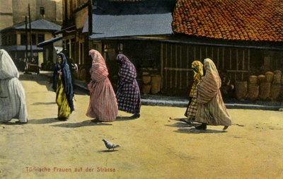 Sarajevo - donne turche velate da Unbekannter Künstler