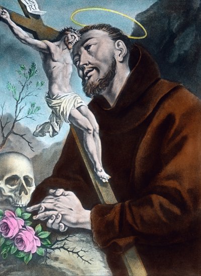 Scena della vita di San Francesco d