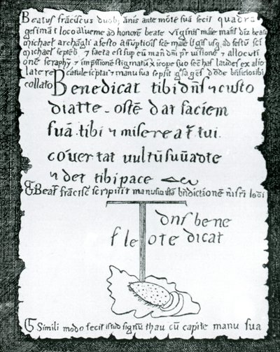 Scena della vita di San Francesco d