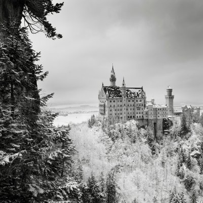 Schloss Neuschwanstein, Füssen, Germania da Leopold Blonder