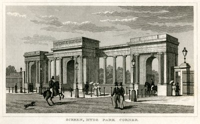 Schermo, Hyde Park Corner da Unbekannt