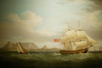 Nave davanti a Città del Capo in Sudafrica. Museo Nazionale della Cultura, Pretoria, Sudafrica da Unbekannter Künstler