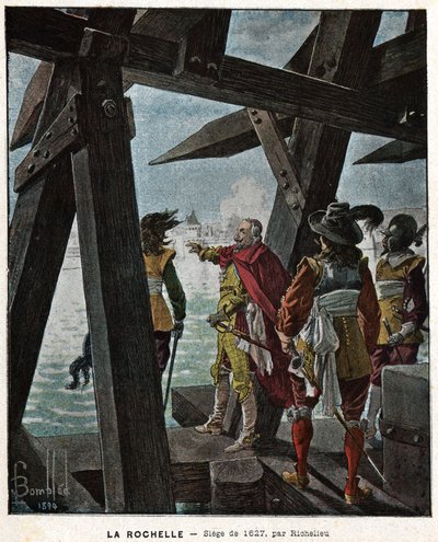 Assedio di La Rochelle da Nicolas Liez