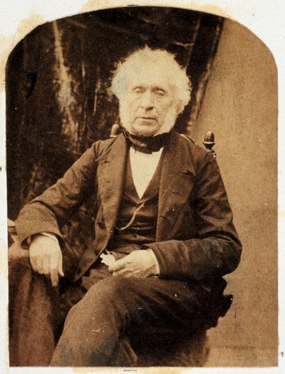 Sir David Brewster, fisico scozzese, c 1860s da Unbekannt
