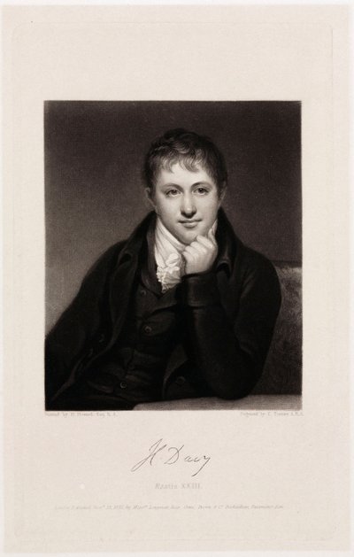 Sir Humphry Davy, chimico inglese da Unbekannt