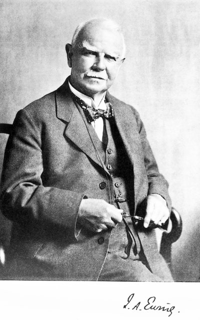 Sir James Alfred Ewing, ingegnere e fisico, c. 1920 da Unbekannt