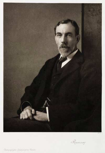 Sir William Ramsay, chimico scozzese, c 1910 da Unbekannt