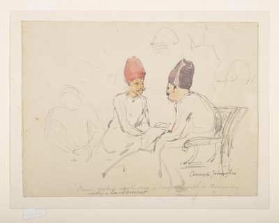 Schizzo di Sir Cowasji Jehangir da Unbekannter Künstler