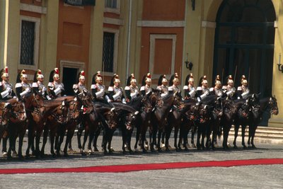 Soldati a cavallo alla gala dei corazzieri da William M. Timlin