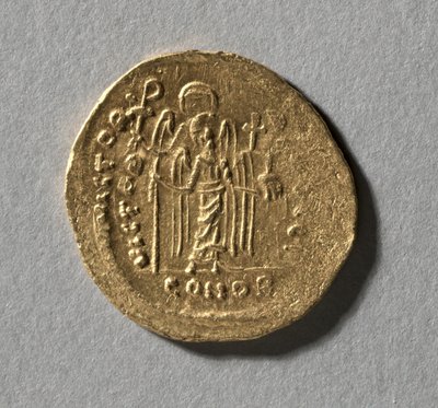 Solidus di Maurizio Tiberio, 583-602 da Unbekannt