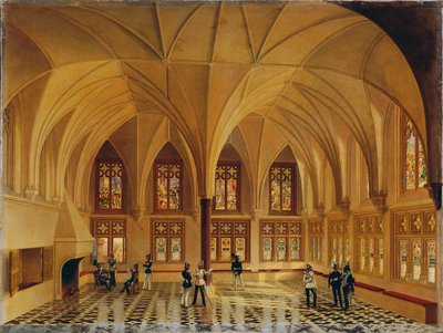 Sala estiva del castello di Marienburg vicino a Danzica da Unbekannter Künstler