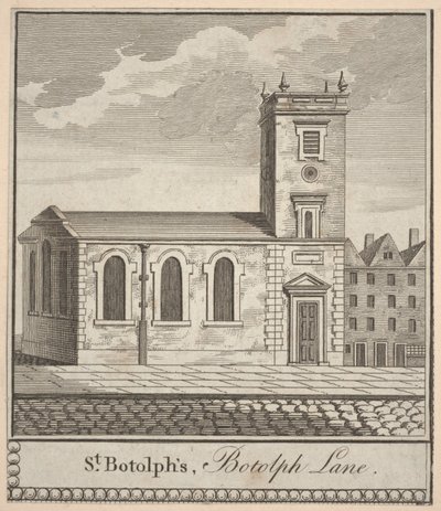 San Giorgio, Botolph Lane da Unbekannter Künstler
