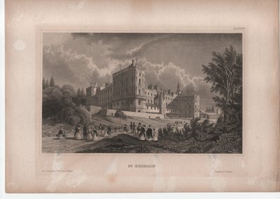 Castello di Saint-Germain vicino a Parigi da Unbekannter Künstler