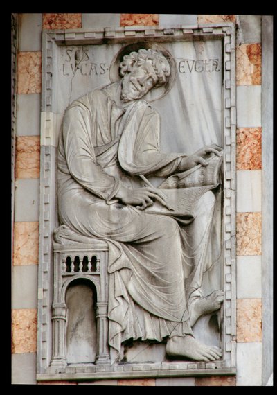 San Luca, rilievo dal lato nord della basilica da Unbekannt