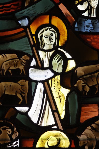 Vetrata raffigurante Jean-Marie Vianney nella chiesa di Notre-Dame-de-la-Trinité, Blois, Francia da Unbekannt