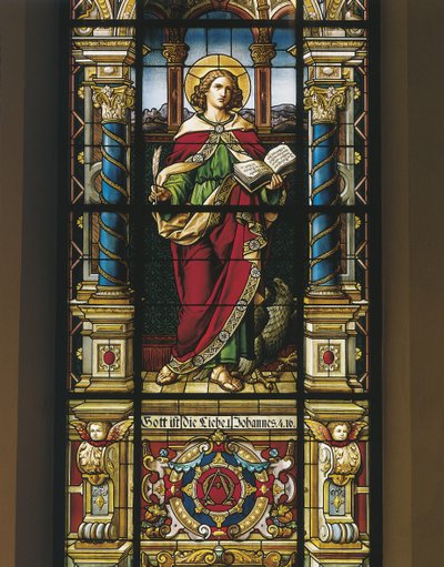 Vetrata di San Giovanni Evangelista, Stoccolma, Svezia da Benjamin Baud