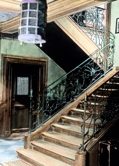 Scala nella casa di Goethe da Unbekannter Künstler