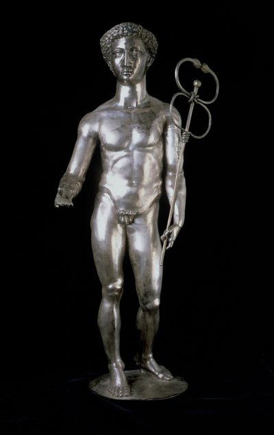 Statuetta di Mercurio, II-III secolo a.C. (argento) da Unbekannt
