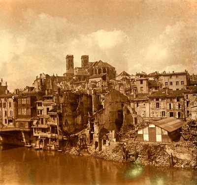 Lastra di vetro stereoscopica sulla Prima Guerra Mondiale da Unbekannt