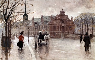 Borsa di Copenaghen, Danimarca, primi anni del 1900 da Unbekannter Künstler
