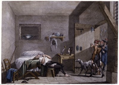 Suicidio di Condorcet, fine XVIII secolo da Unbekannter Künstler