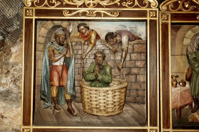 Siria - Damasco. Cappella di Anania. Dettaglio da Benjamin Baud