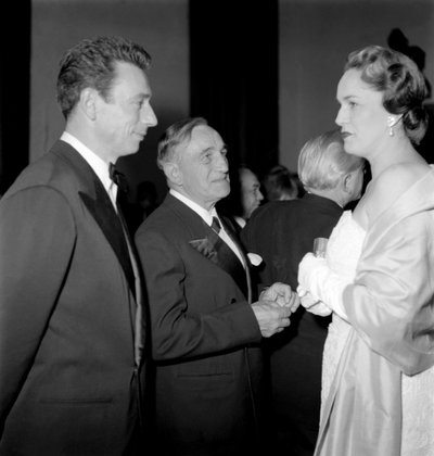 Il critico cinematografico Georges Sadoul con l
