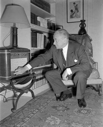 Il politico Paul Renaud a Parigi - 1949 da Unbekannt