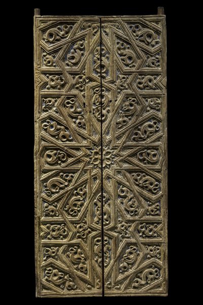 Porta del tabernacolo. Spagna, intorno al 1450-1500. Legno scolpito e dipinto. Museo del Louvre da William M. Timlin