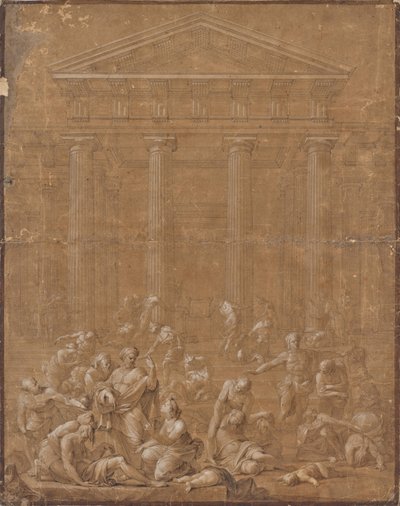 Scena del tempio da Unbekannter Künstler