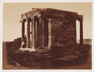 Tempio della Vittoria, Atene, c. 1849 da Unbekannt