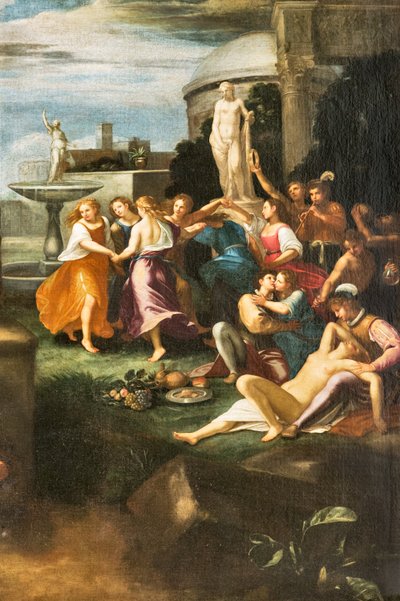 Tentazione di San Girolamo (dettaglio) da Unbekannter Künstler
