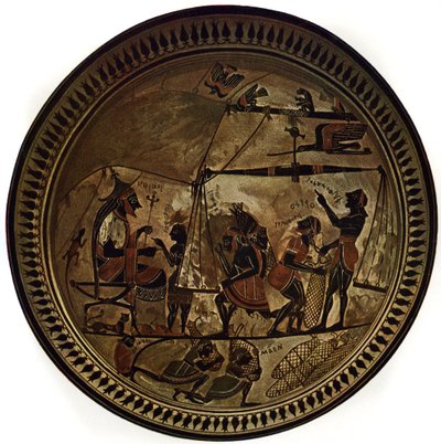 Il piatto di Arkiselaos da Unbekannter Künstler