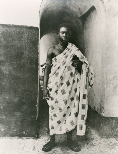 Il re Ashanti; Prempeh, inizio XX secolo da Unbekannt