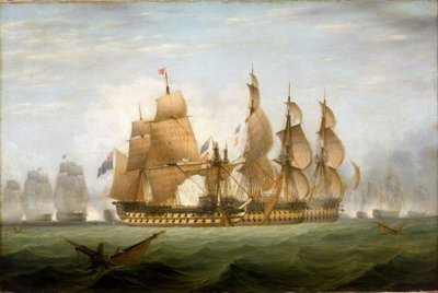 La battaglia di Capo San Vincenzo (Portogallo), 14 febbraio da Unbekannter Künstler