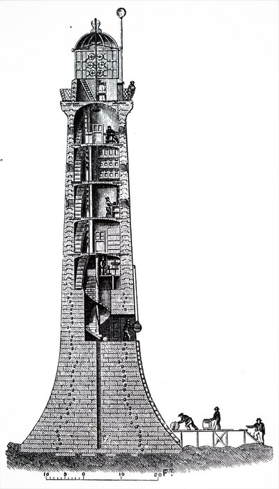 Il faro di Bell Rock da Unbekannt