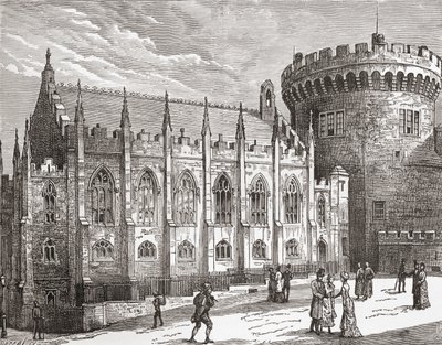 La Cappella Reale, Castello di Dublino, Irlanda, alla fine del XIX secolo, da 