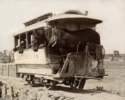Il Carro di Cherrelyn, Denver, Colorado, c.1890 (foto in bianco e nero) da Nicolas Liez