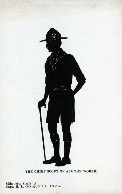 Il capo scout del mondo, Baden-Powell, c. 1930 da Unbekannt