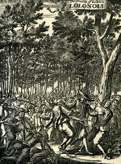 La crudeltà di Lolonois da Unbekannter Künstler